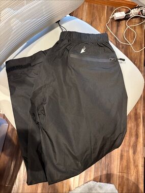 Men's Black Jogger Sweatpants with Elastic Waist
